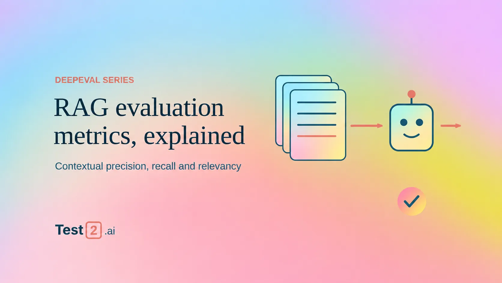 Evaluating RAG Agents with DeepEval: Contextual Precision, Recall, and Relevancy